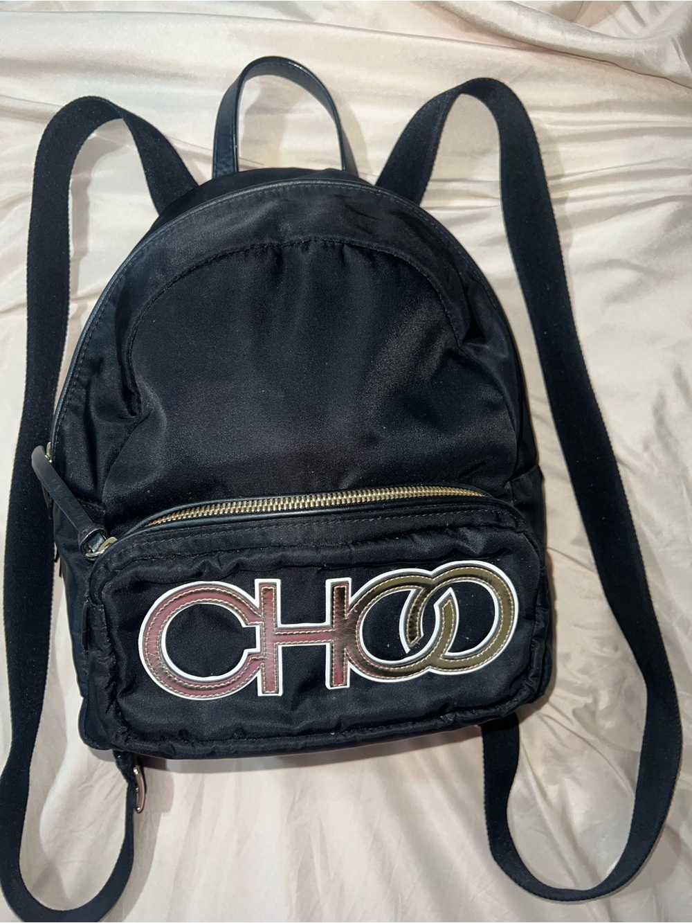 Jimmy Choo Larelle Logo Backpack